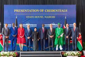 PRESENTATION OF CREDENTIALS AS HIGH COMMISSIONER OF NIGERIA TO KENYA